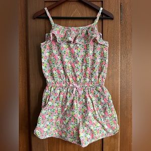 Boden floral romper. Girls size 13-14y.